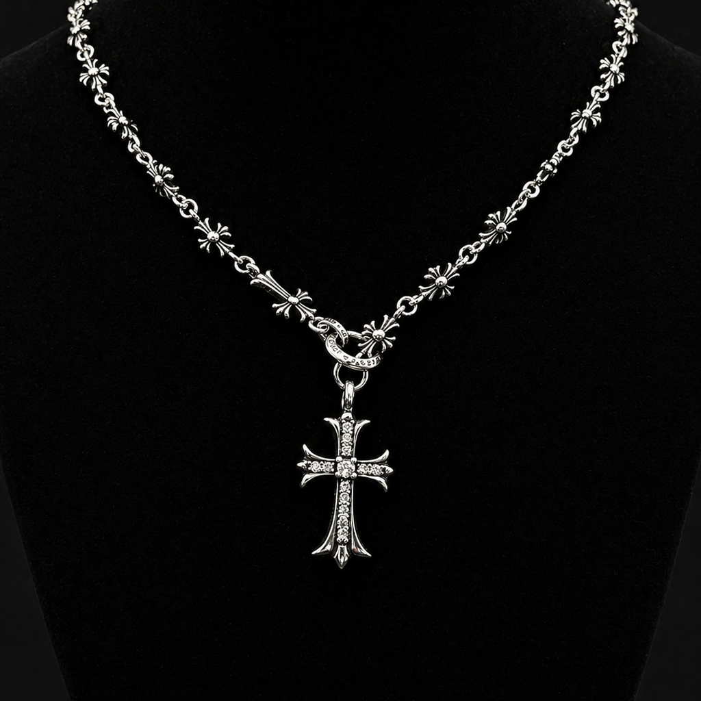 【SL191】Hell's Rosary Silver White Drill