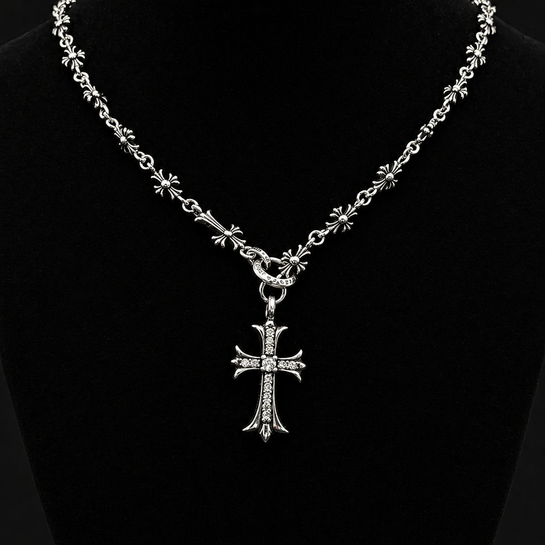 【SL191】Hell's Rosary Silver White Drill