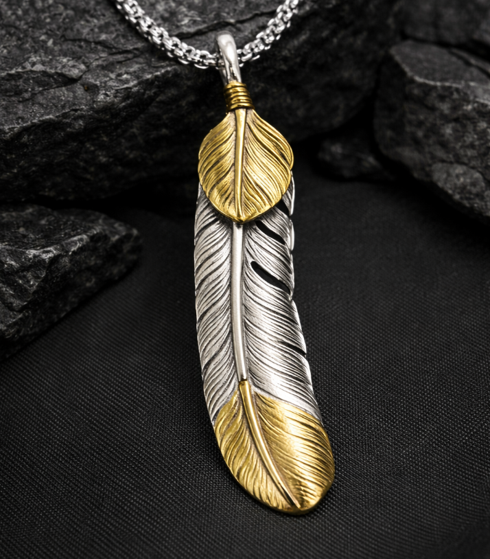 【SL98】Golden Crest Feather