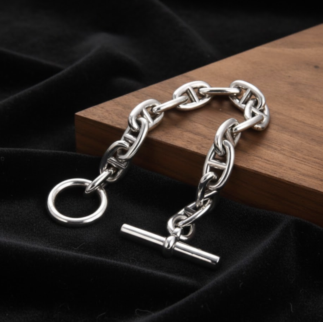 【SL37】Anchor Chain Bracelet