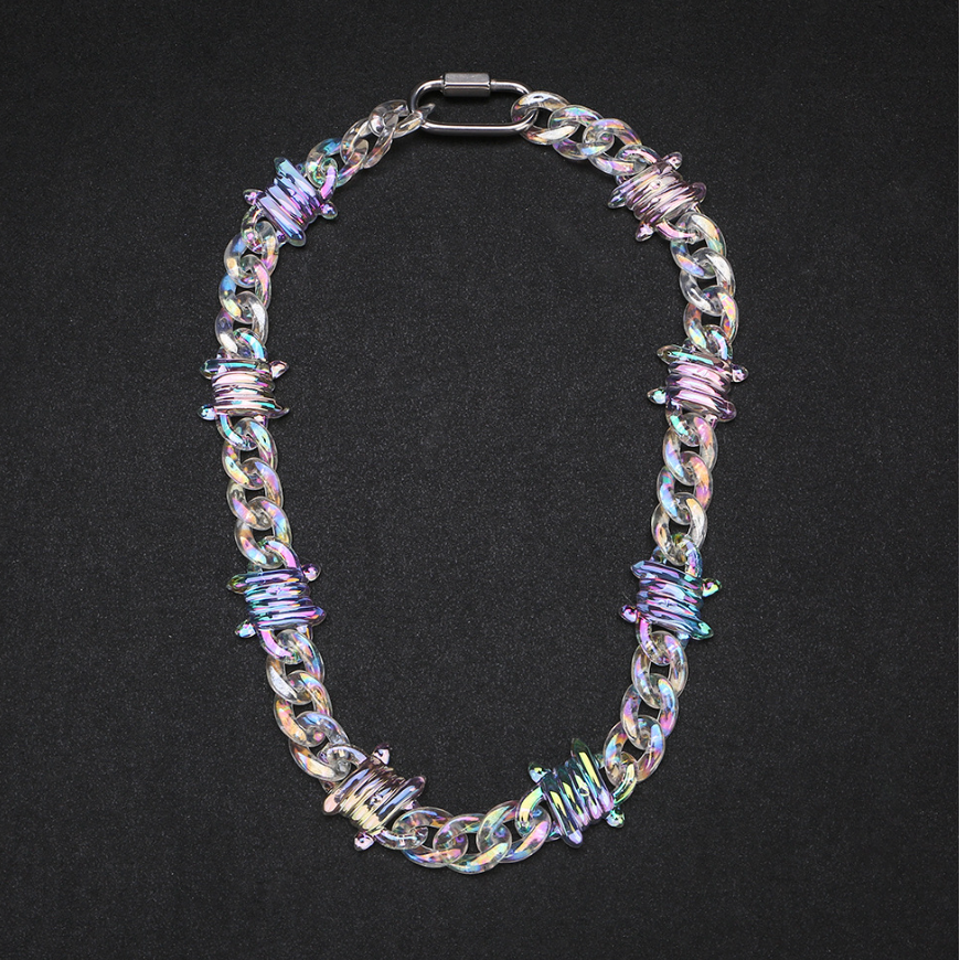 【SL108】Aurora Wired Chain Necklace