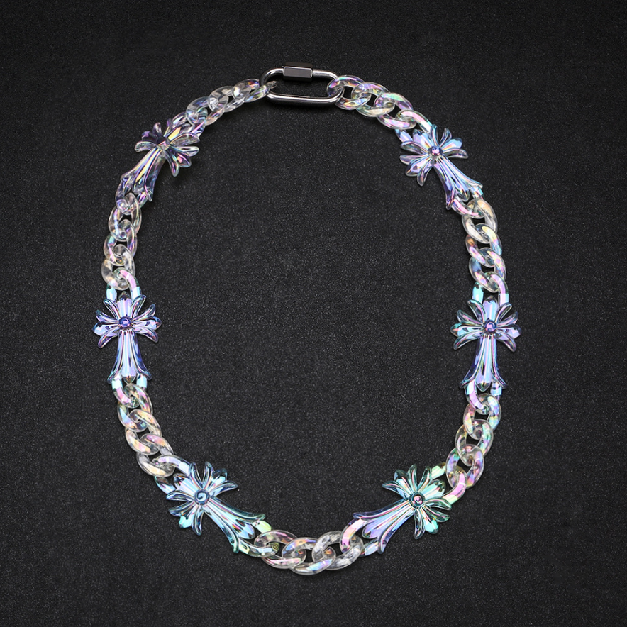 【SL107】Aurora Relic Cross Necklace
