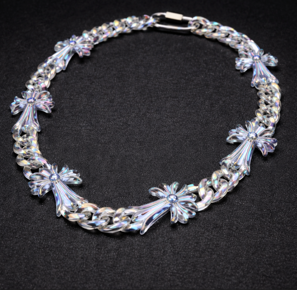 【SL107】Aurora Relic Cross Necklace