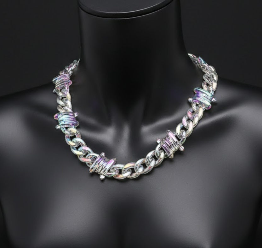 【SL108】Aurora Wired Chain Necklace