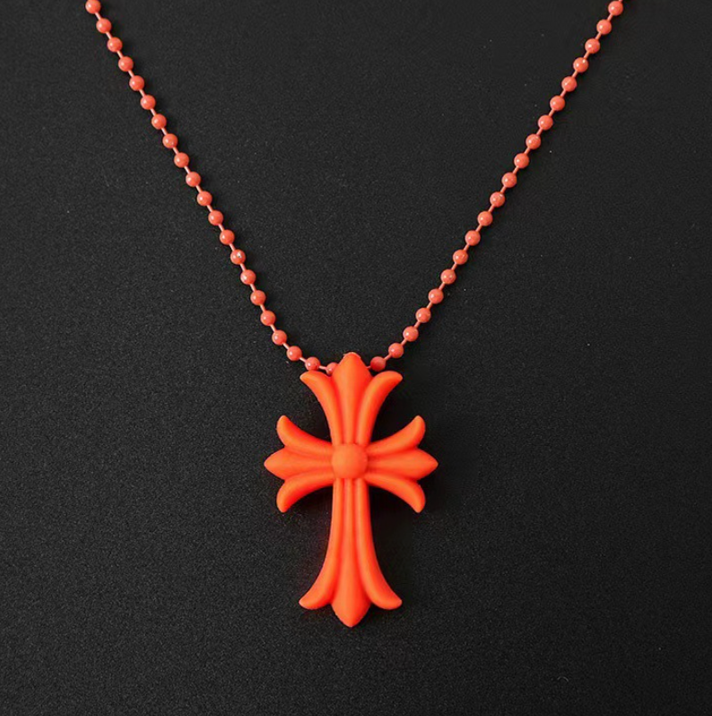 【SL122】Resin Cross Necklace