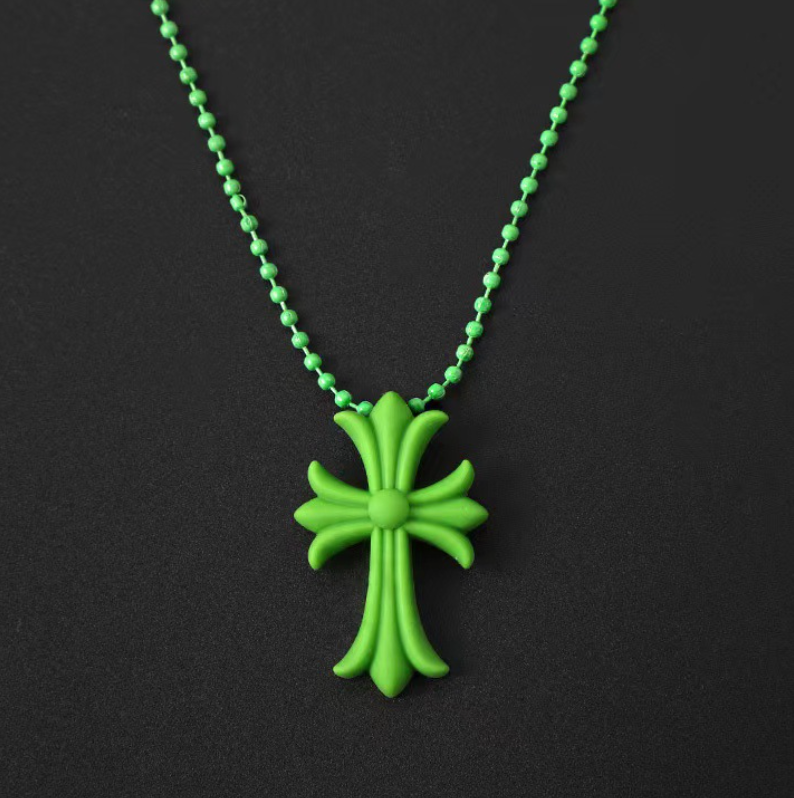 【SL122】Resin Cross Necklace