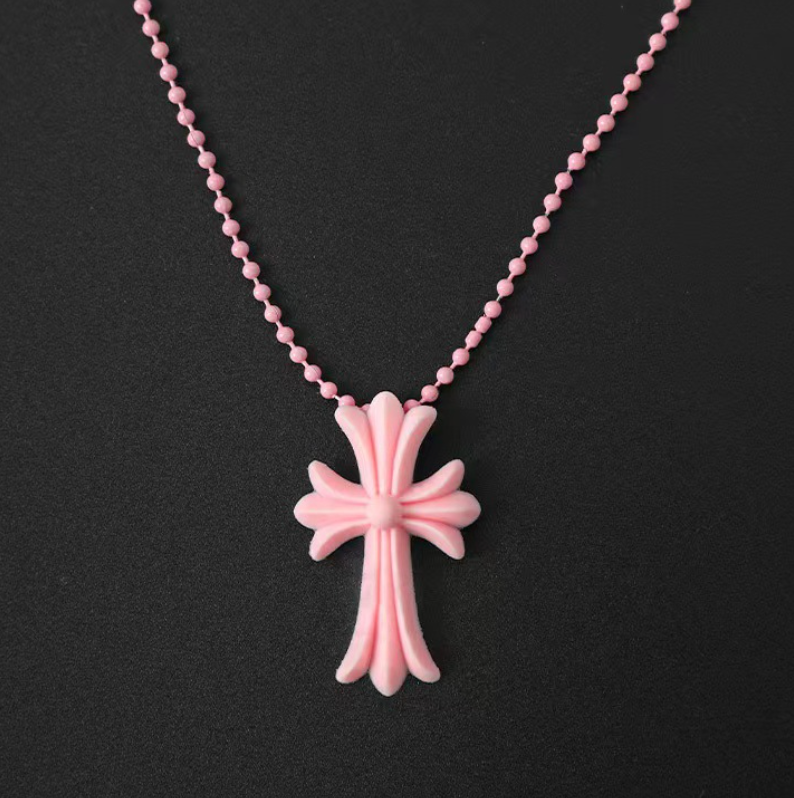 【SL122】Resin Cross Necklace