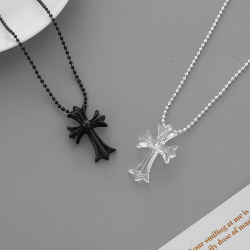 【SL122】Resin Cross Necklace