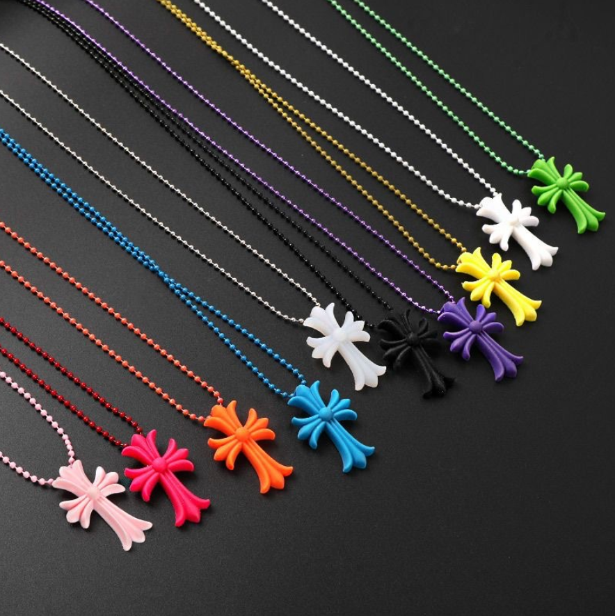 【SL122】Resin Cross Necklace