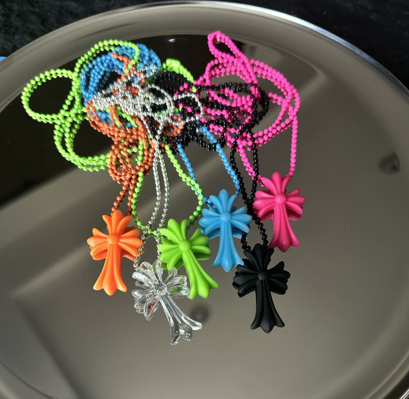 【SL122】Resin Cross Necklace