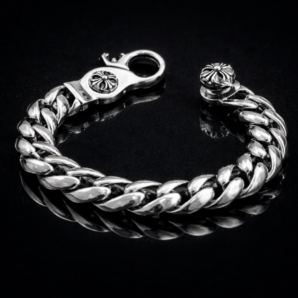 【SL134】Cross Cuban Chain Bracelet