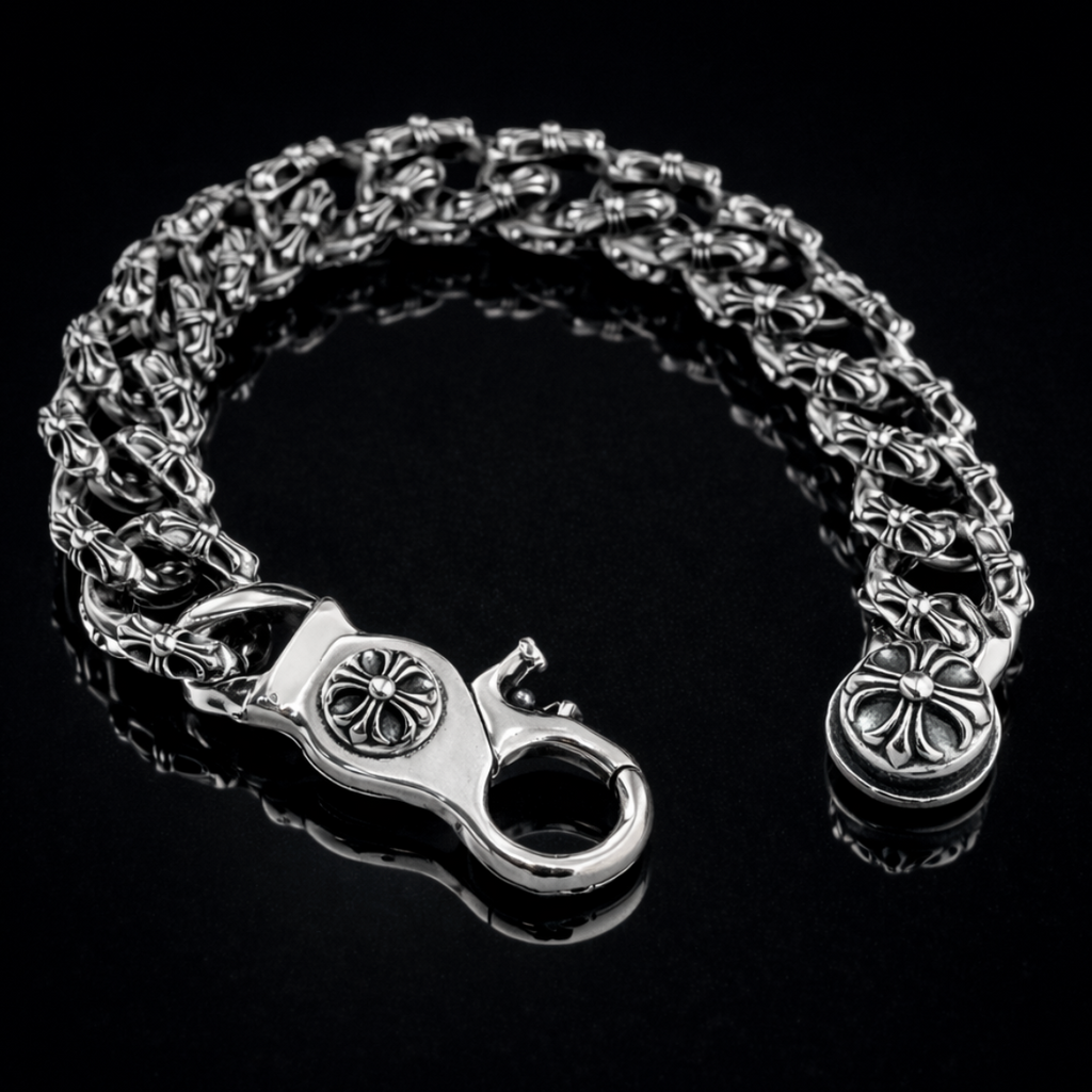 【SL135】Cathedral Cross Bracelet
