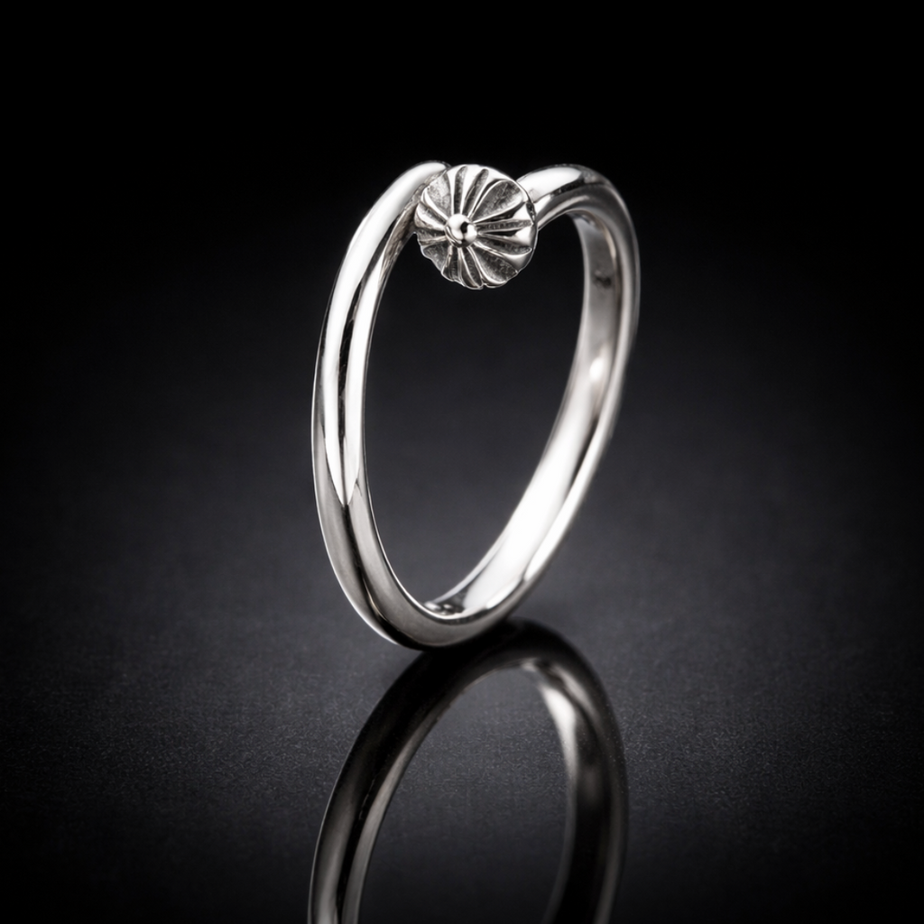 【SL152】Flare Cross Nail Ring