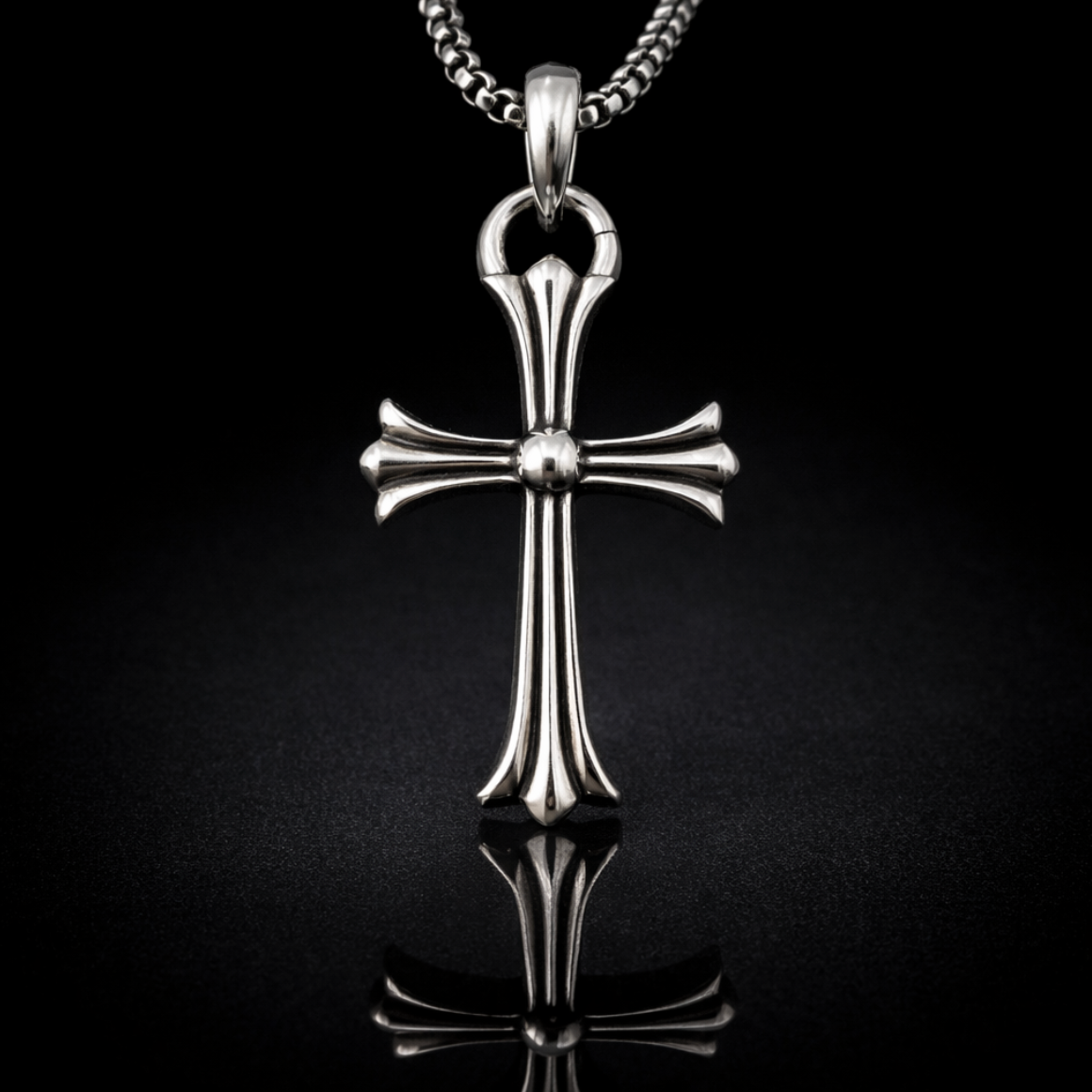【SL154】Large Cross Necklace