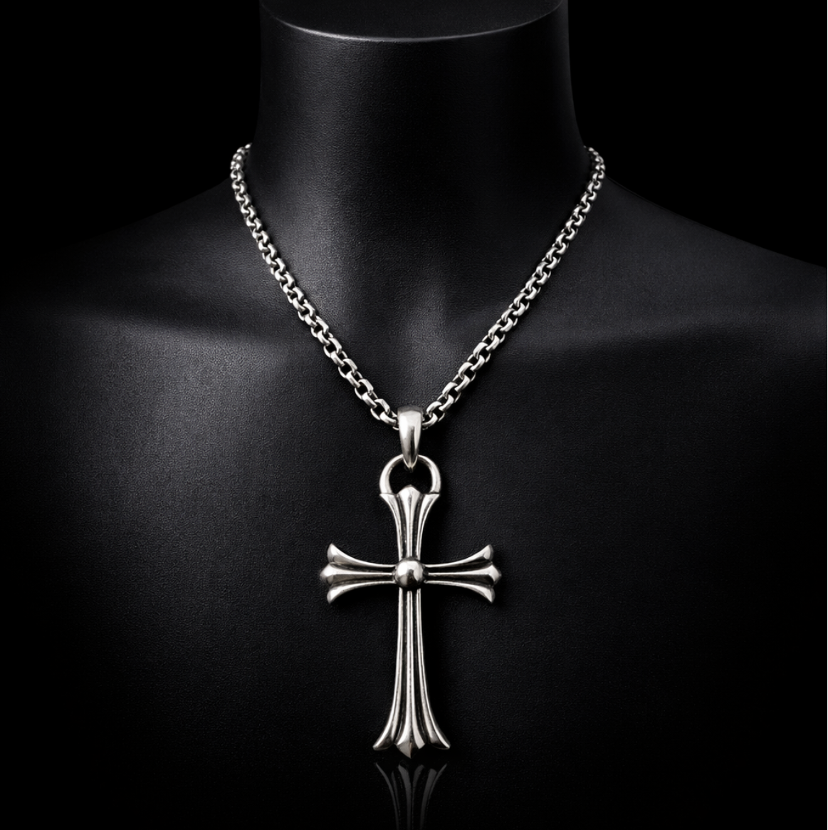 【SL154】Large Cross Necklace