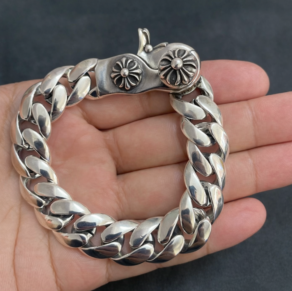 【SL134】Cross Cuban Chain Bracelet