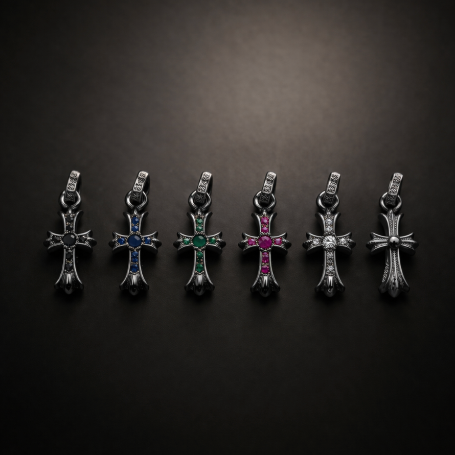 【SL172】Baby Cross Necklace Silver