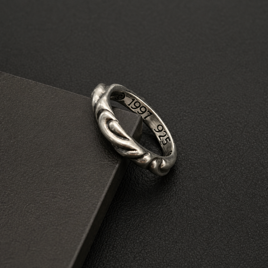 【SL180】Twist Vein Ring