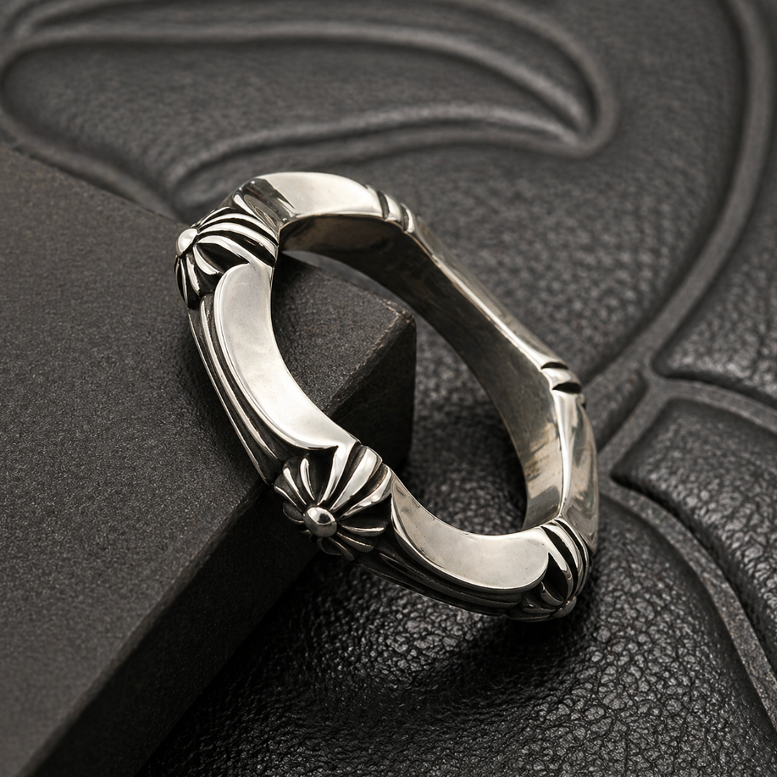 【SL188】Wave Flower Ring