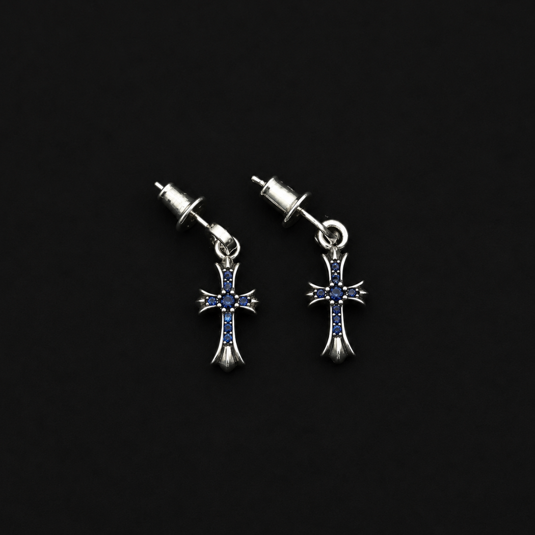 【SL152】Tiny Cross Pierce(Blue Drill)