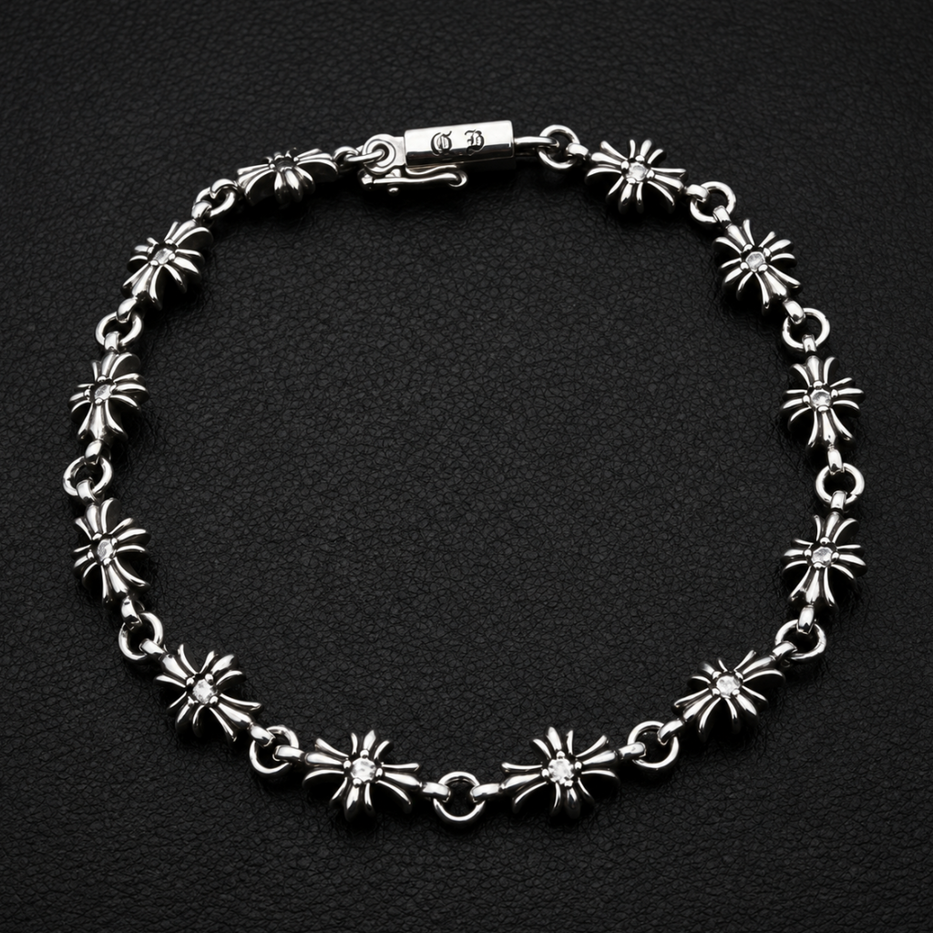 【SL58】Crosslink Bangle Silver