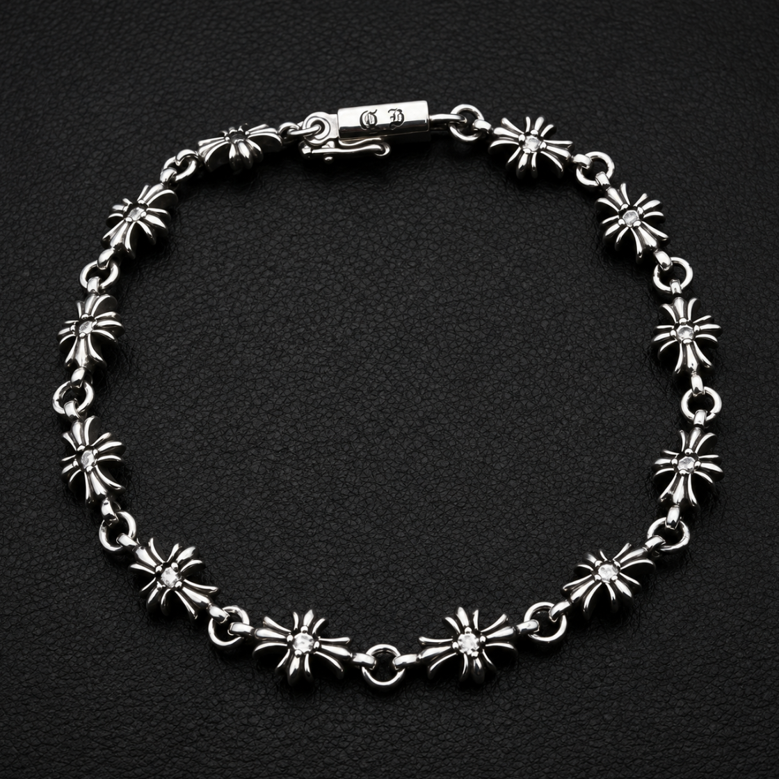 【SL58】Crosslink Bangle Silver