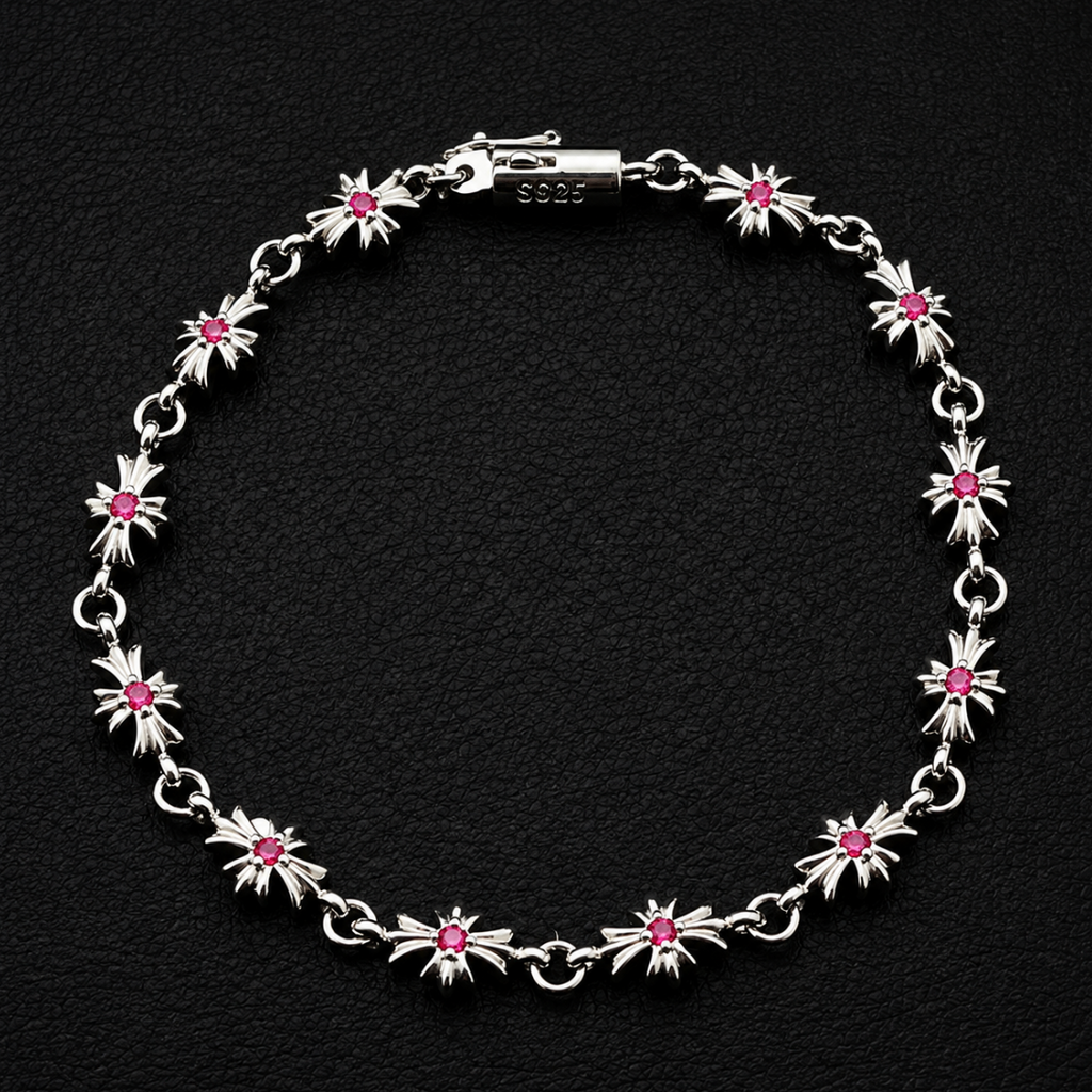 【SL58】Crosslink Bangle Silver