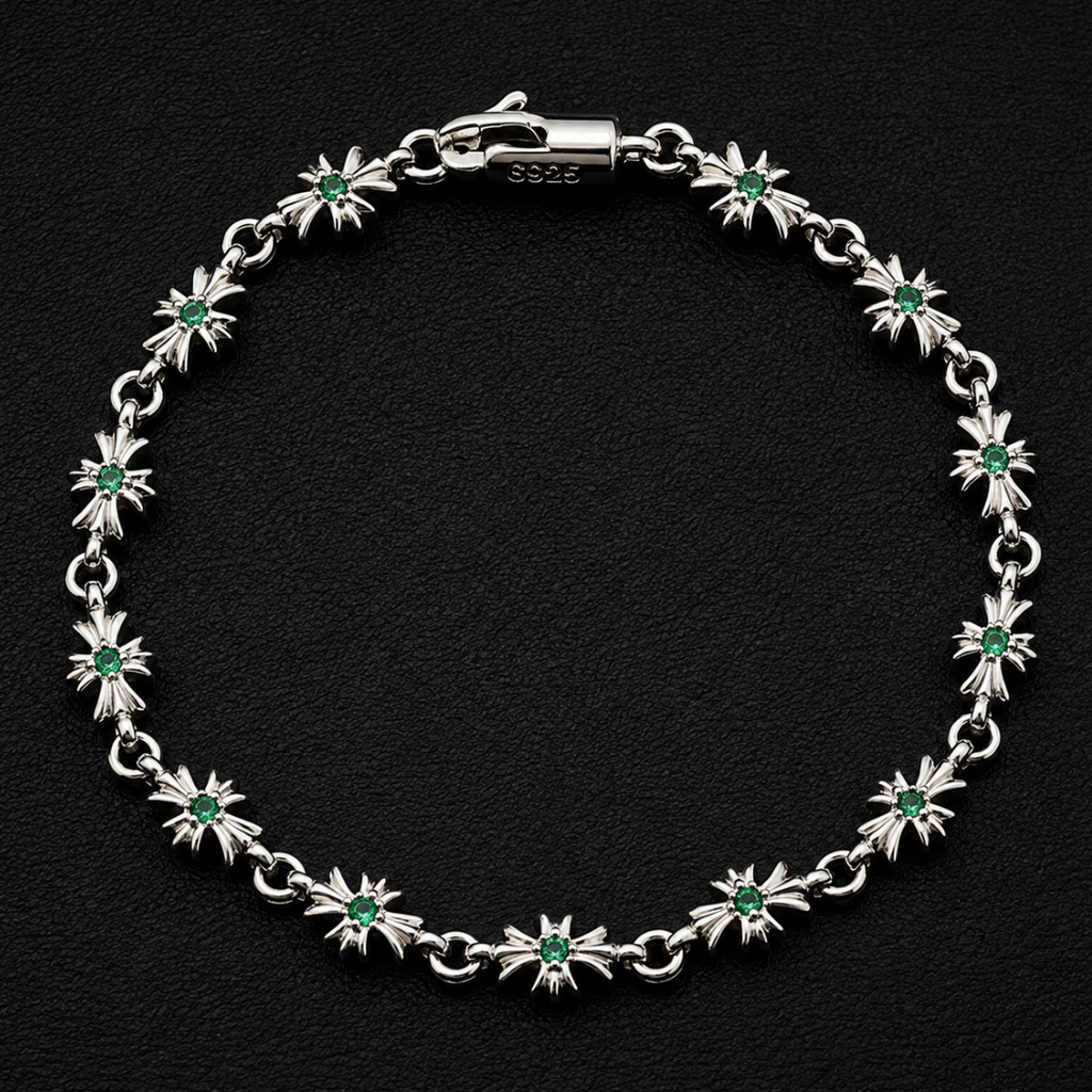 【SL58】Crosslink Bangle Silver