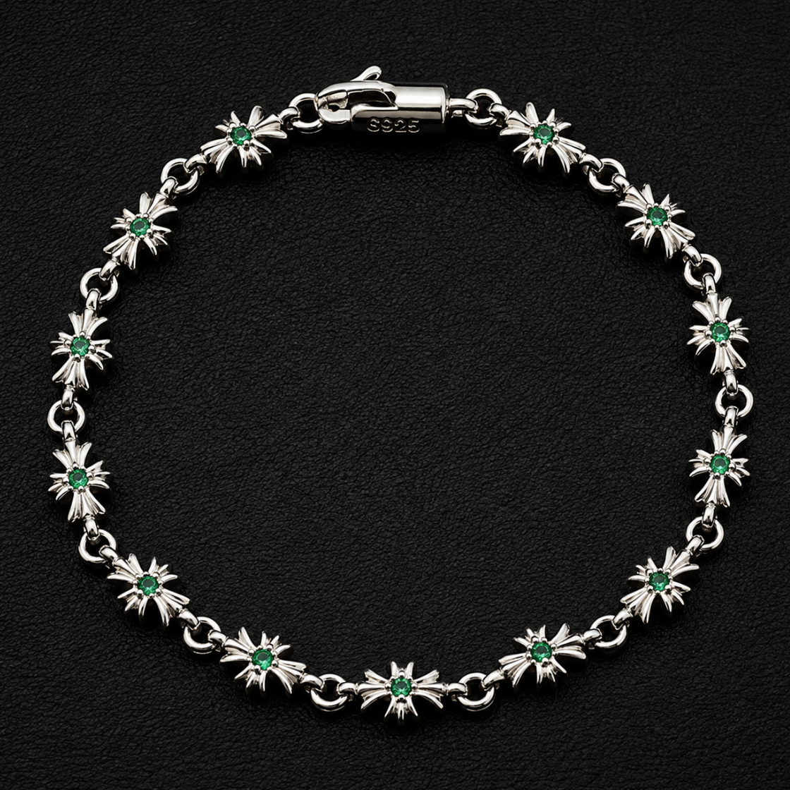 【SL58】Crosslink Bangle Silver
