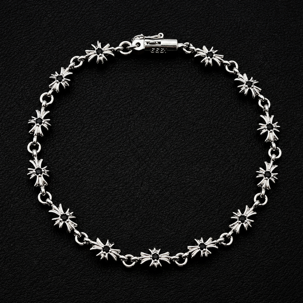 【SL58】Crosslink Bangle Silver