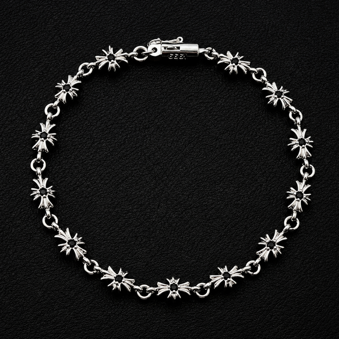【SL58】Crosslink Bangle Silver