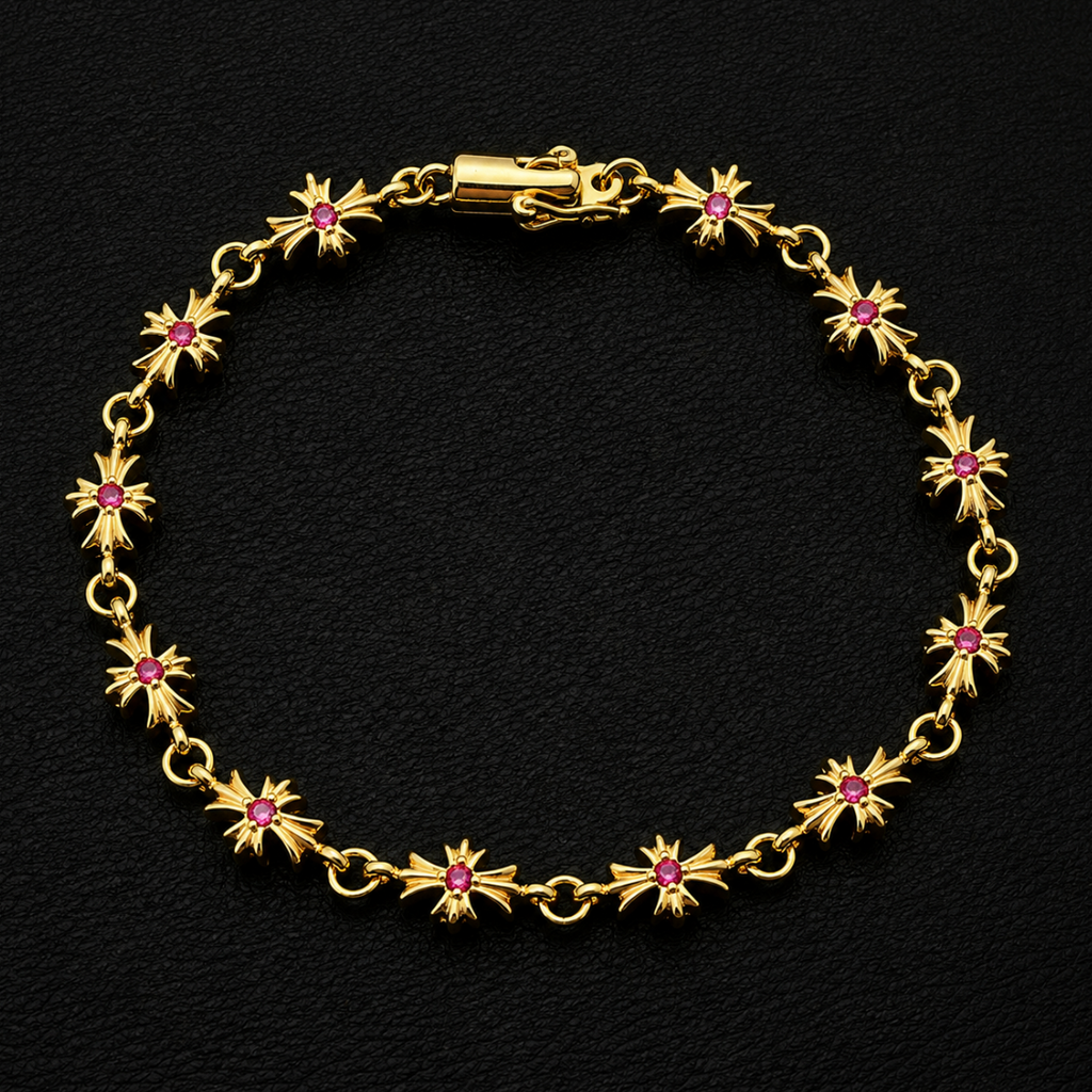【SL58】Crosslink Bangle Gold