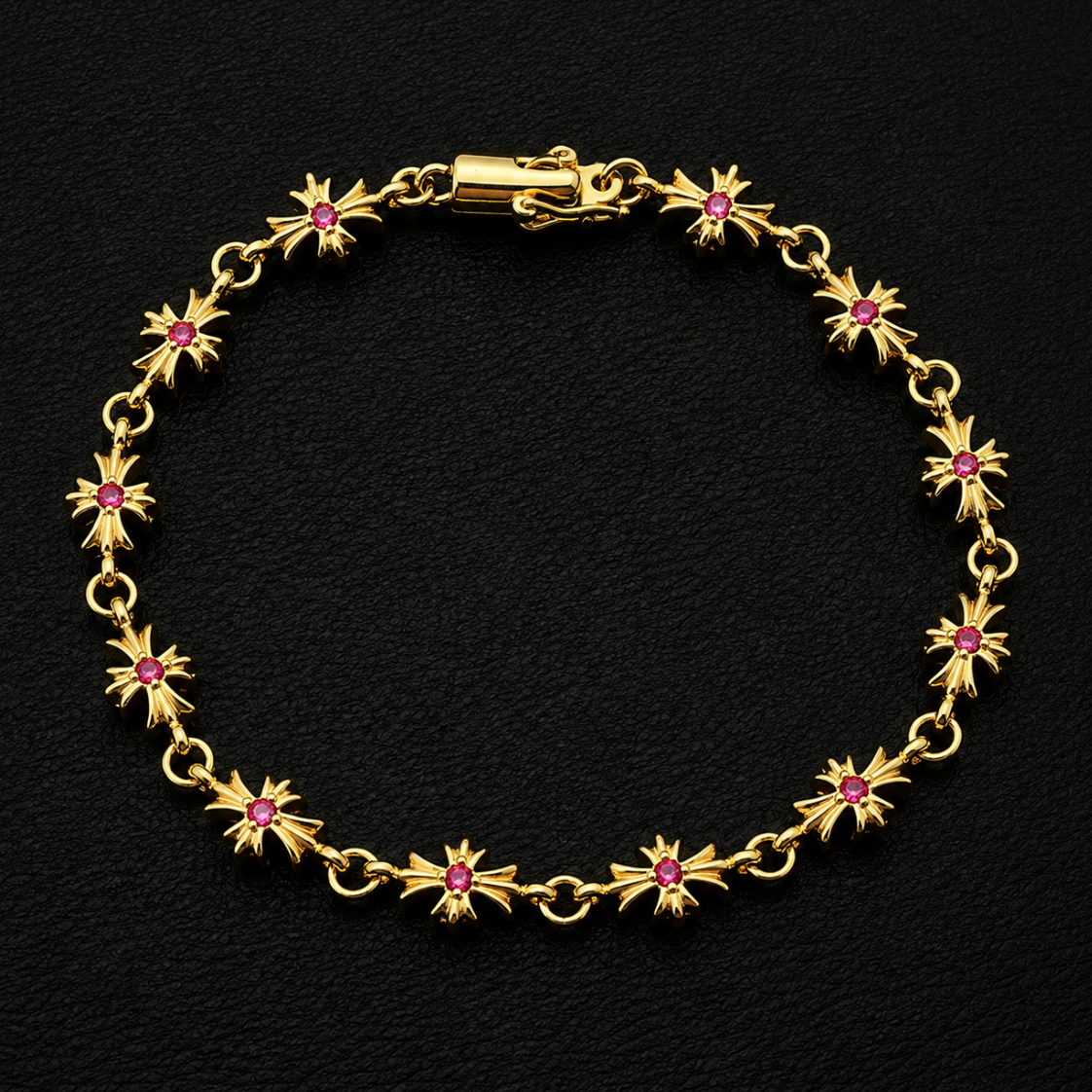 【SL58】Crosslink Bangle Gold