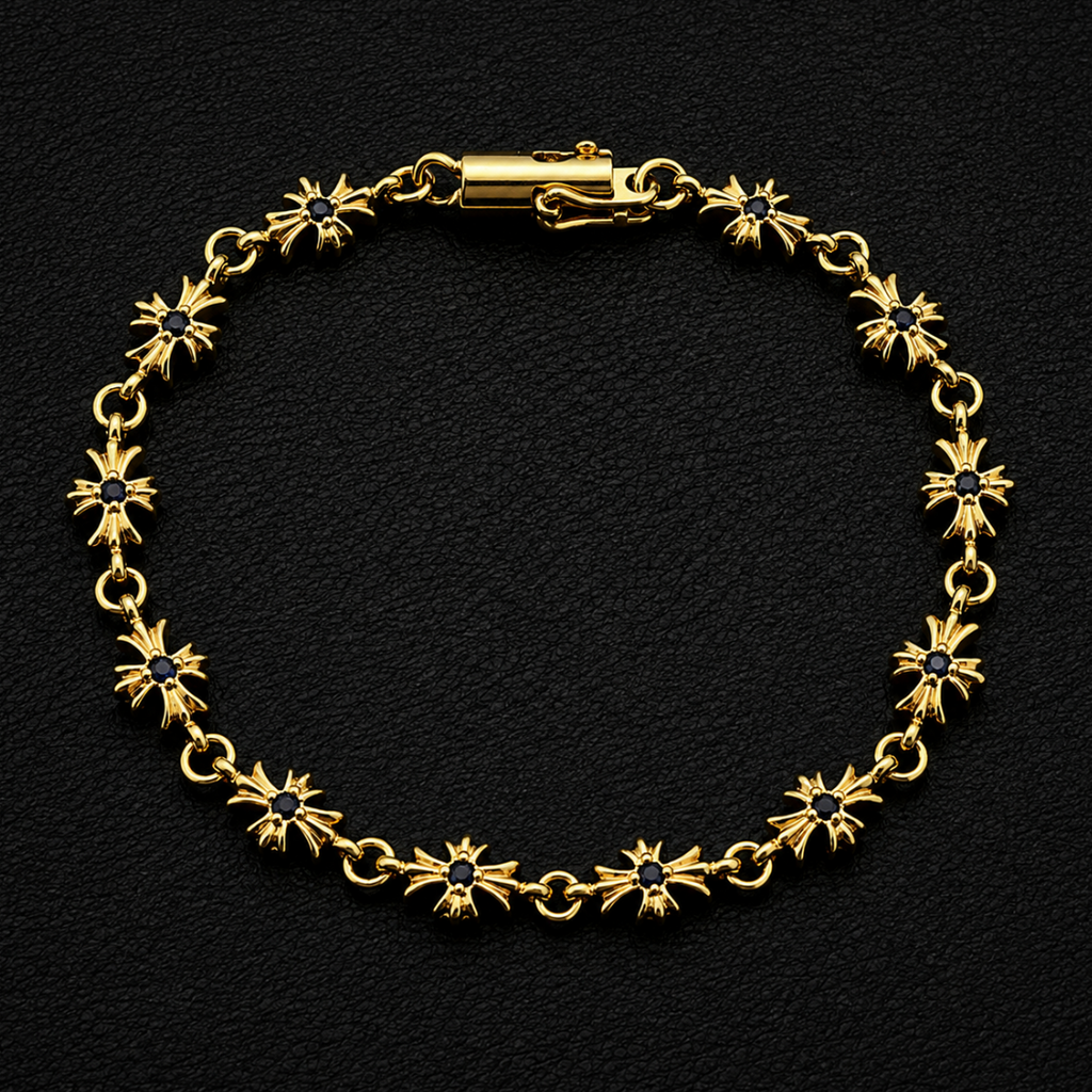 【SL58】Crosslink Bangle Gold