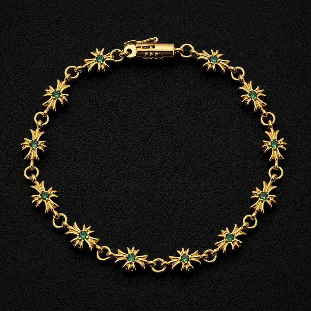 【SL58】Crosslink Bangle Gold