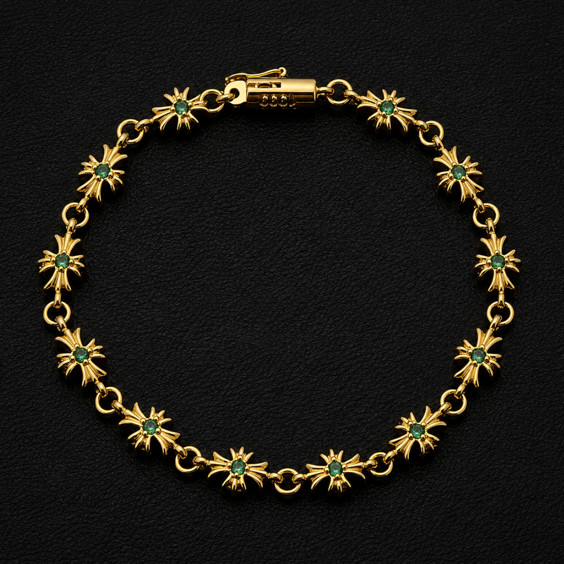 【SL58】Crosslink Bangle Gold