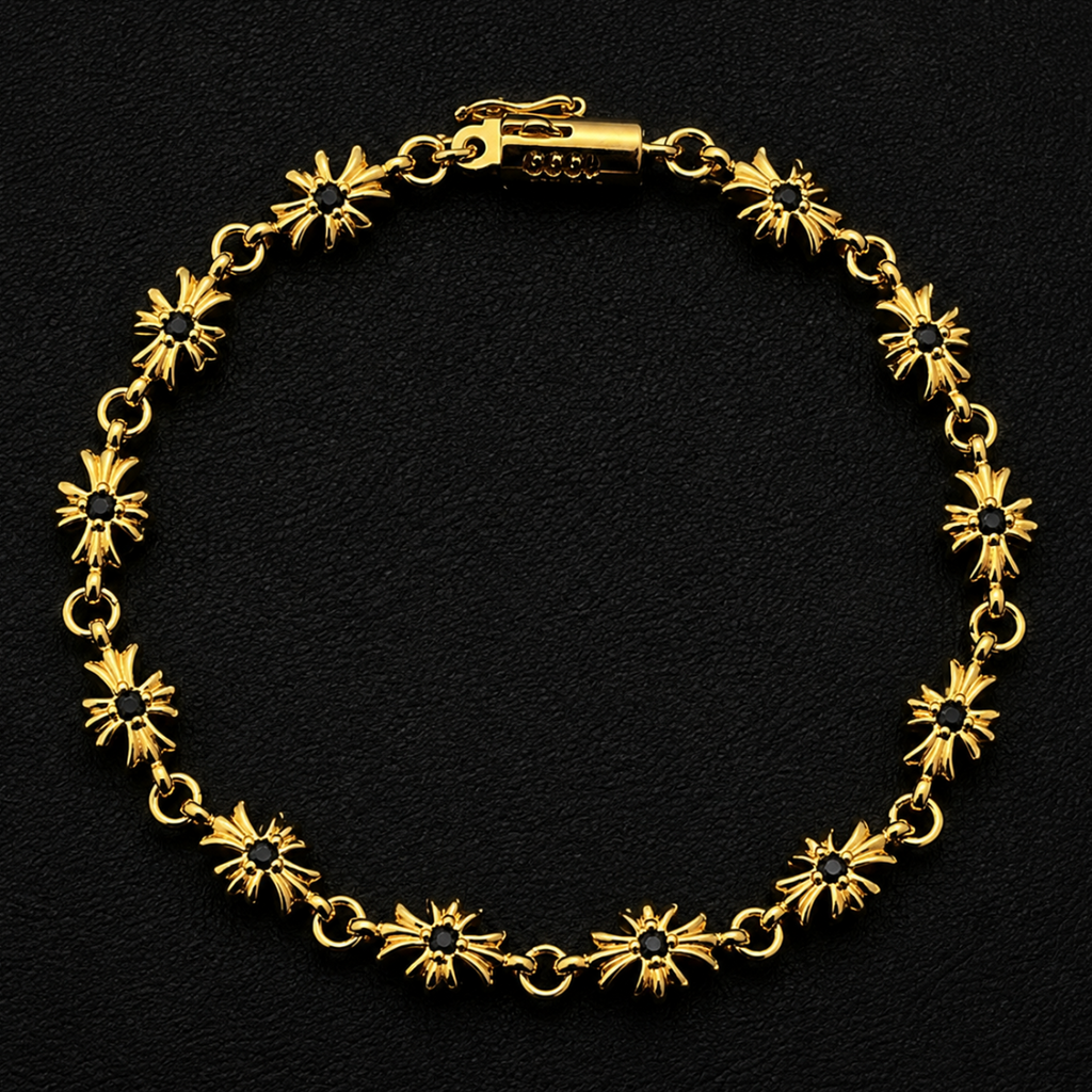 【SL58】Crosslink Bangle Gold