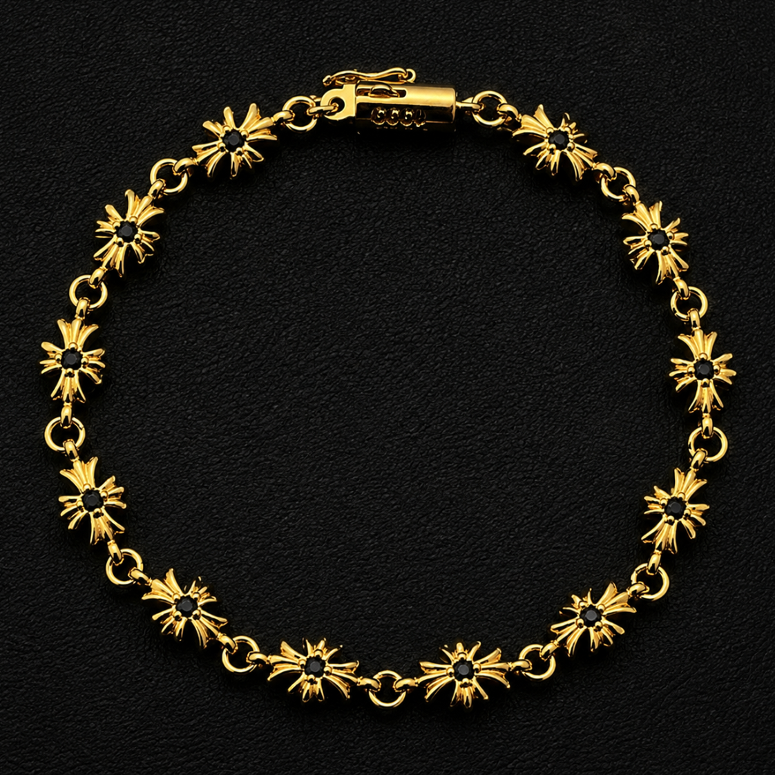 【SL58】Crosslink Bangle Gold