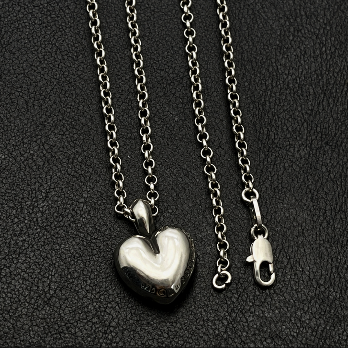 【SL199】Cross Bloom Heart Necklace