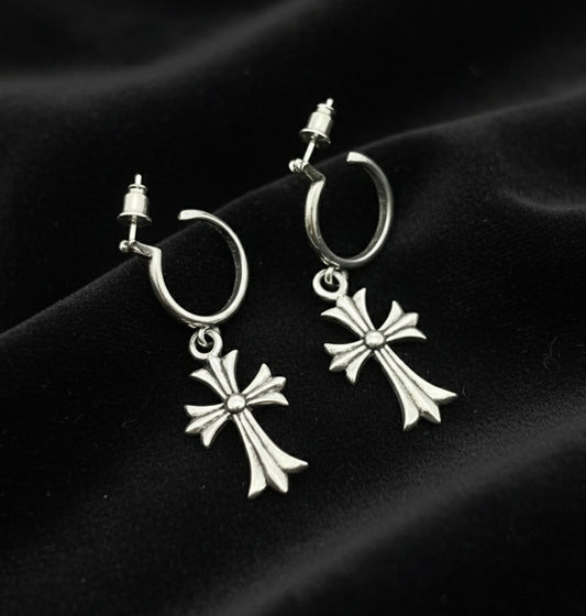 【SL74】Cross hoop pierce