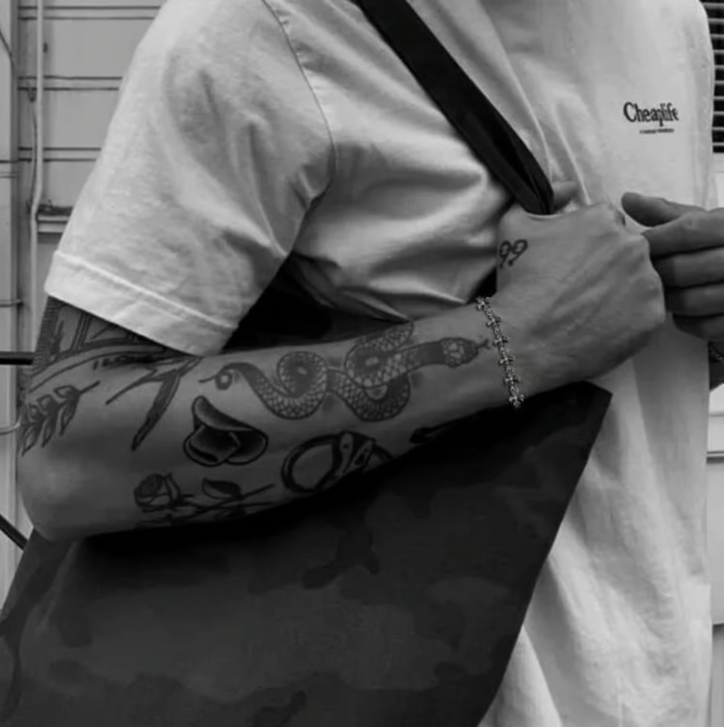 【SL56】Chain Creed Bracelet