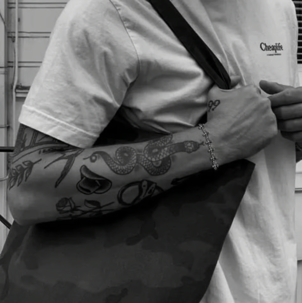 【SL56】Chain Creed Bracelet