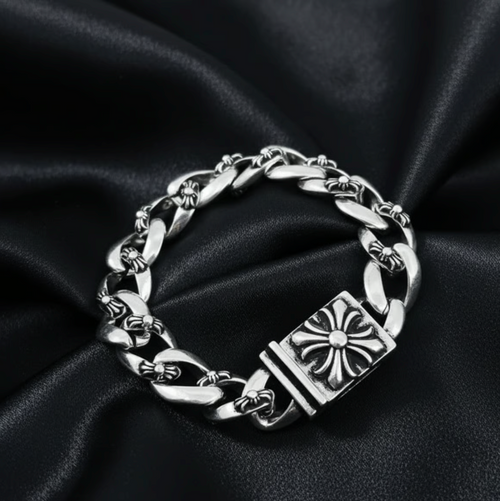SL69】Box Bracelet – &Silver