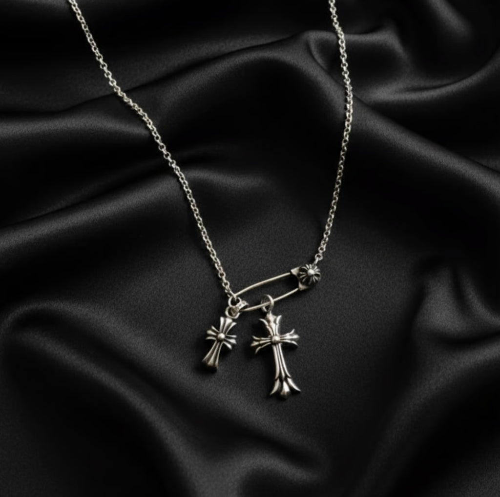 【SL45】Pinned Faith Silver