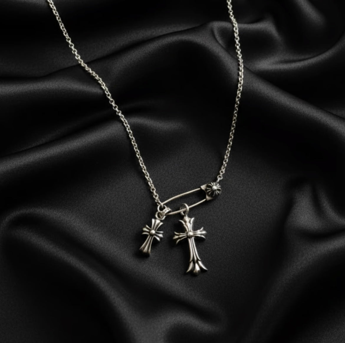 【SL45】Pinned Faith Silver