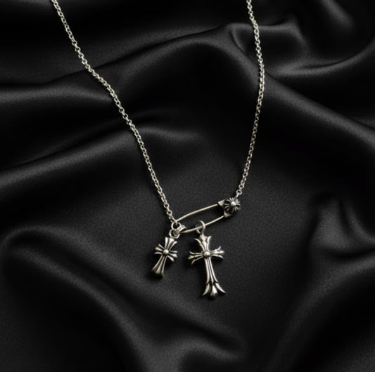 【SL45】Pinned Faith Silver