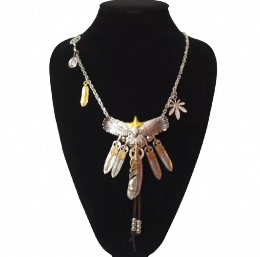 【SL08】Golden Eagle + 4 Golden Nail Feather Rope