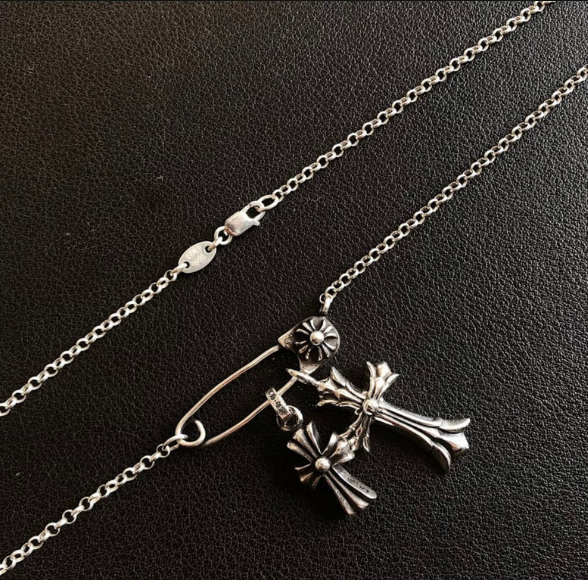 【SL45】Pinned Faith Silver