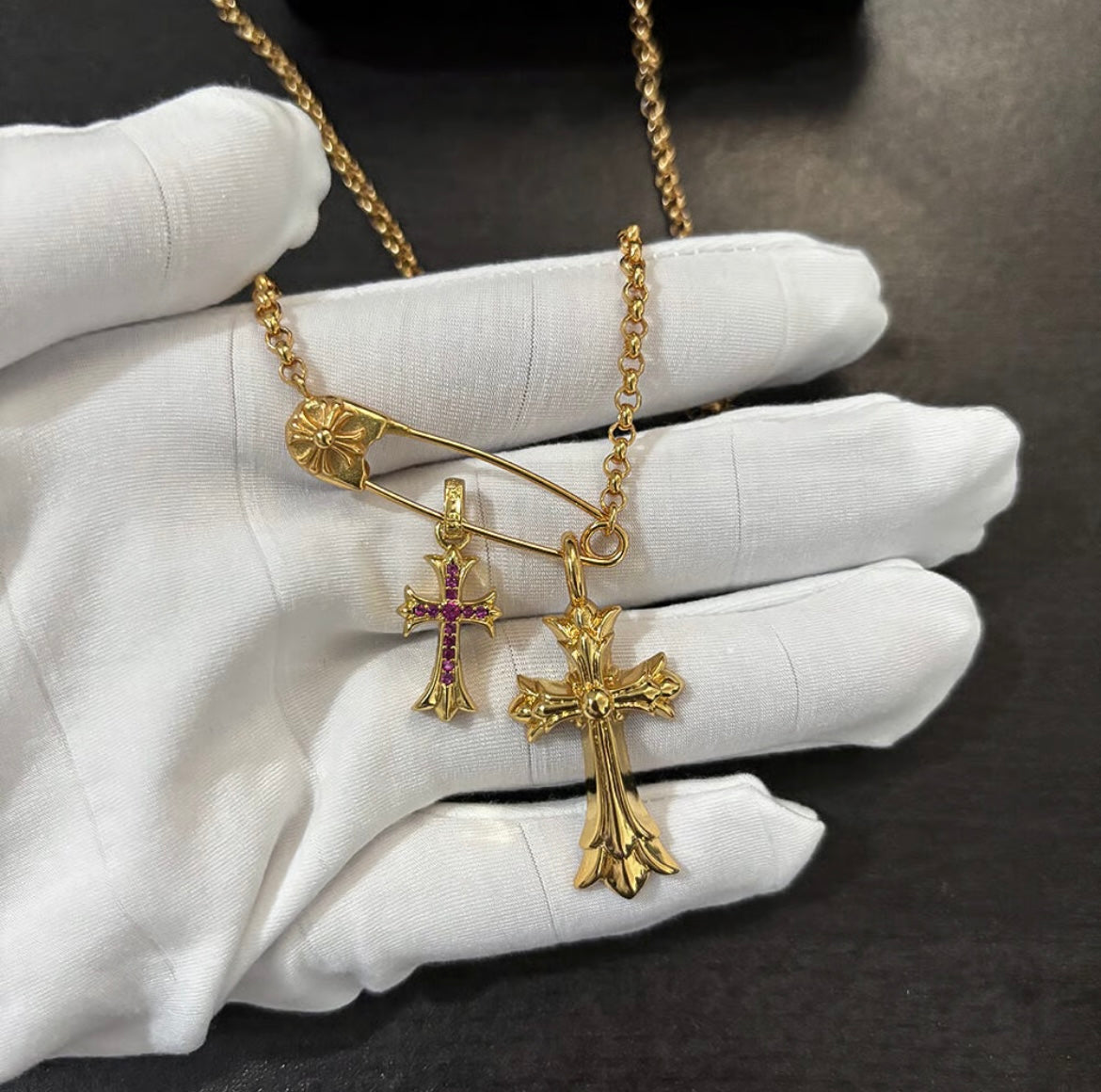 【SL46】Pinned Faith Purple