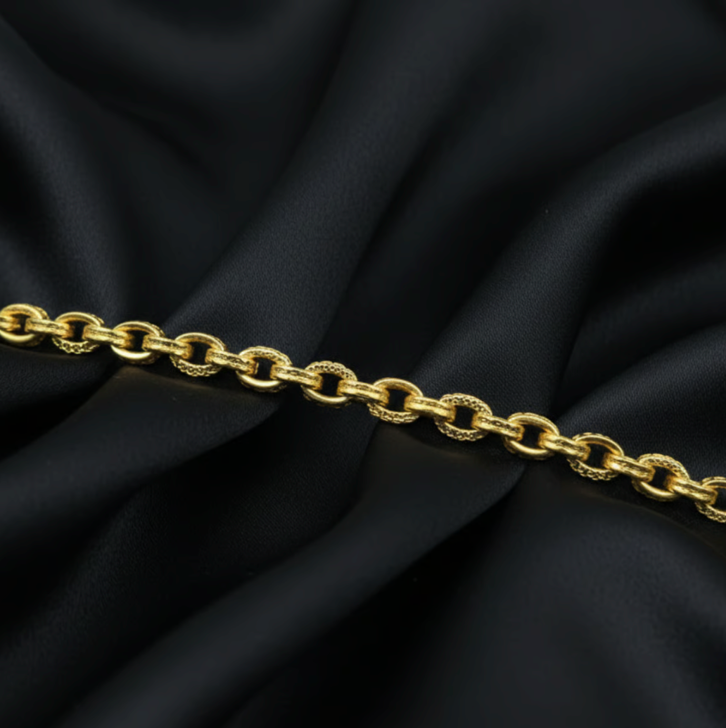 【SL66】Paper Chain Bracelet 22K